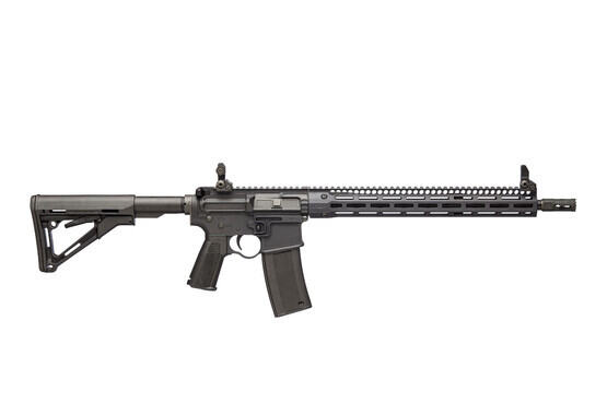 The Troy SPC M4A3 with a 16-inch barrel is an innovative rifle designed to fire decisive NATO 5.56 caliber rounds in a direct impingement rifle system.